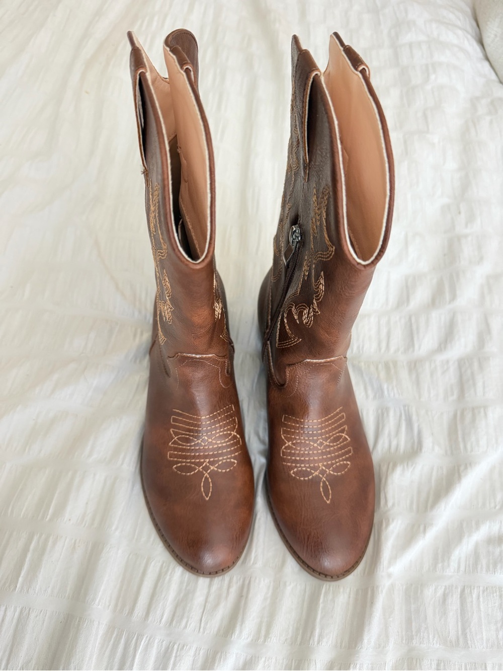 Brand new brown cowboy boots - Picture 2 of 3